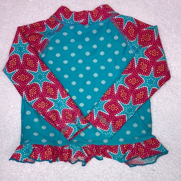 LL Bean long sleeve rashguard and bikini size 12/18m - Picture 4 of 9